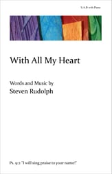 With All My Heart SATB choral sheet music cover